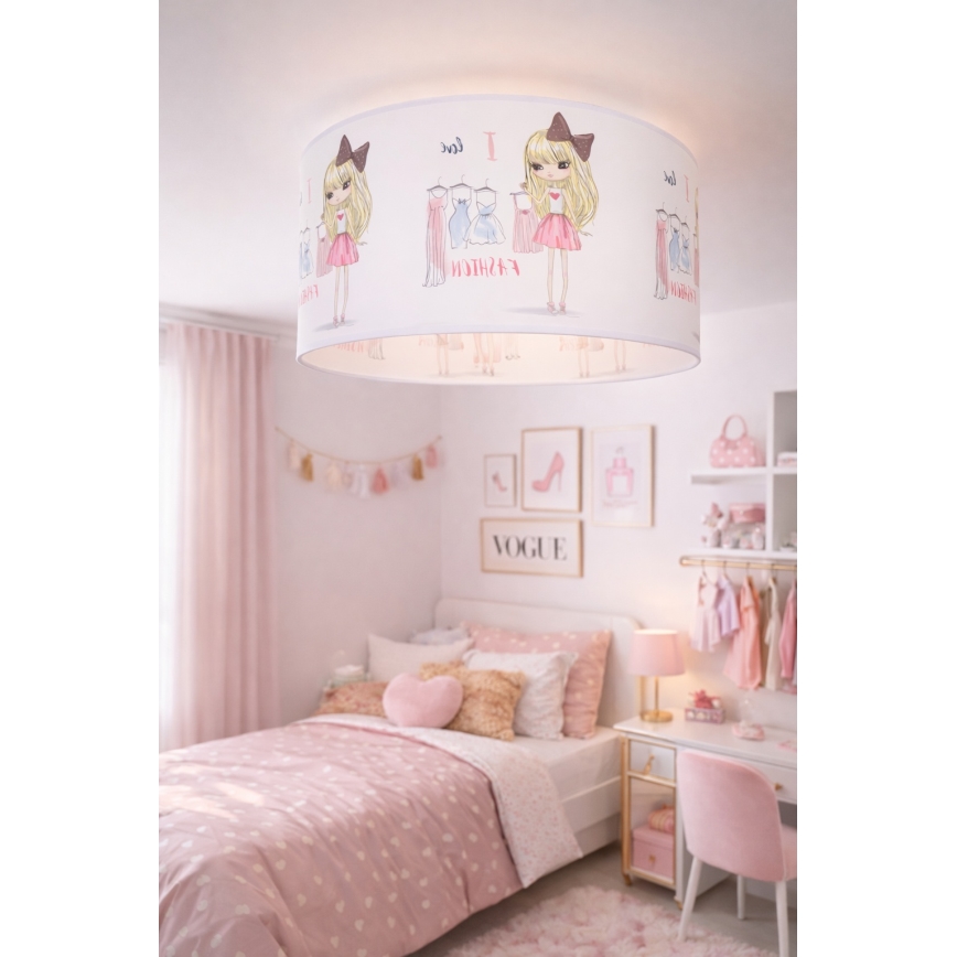 Kids' ceiling light GIRLS VIBES 1xE27/60W/230V Ø 40 cm I love fashion