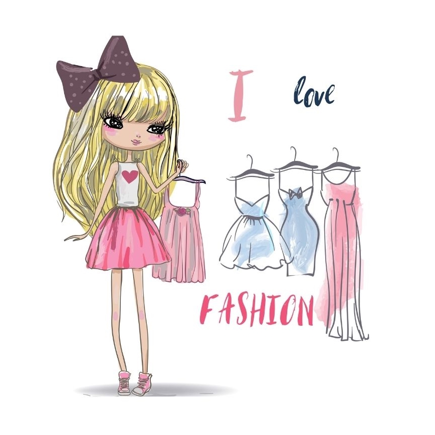 Kids' ceiling light GIRLS VIBES 1xE27/60W/230V Ø 40 cm I love fashion