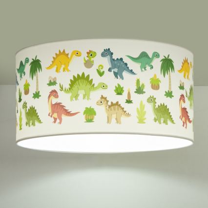 Kids' ceiling light KIDS ROOM 1xE27/60W/230V Ø 40 cm Dinosaur