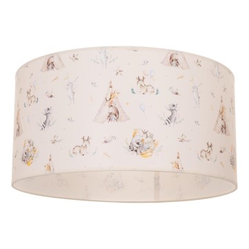 Kids' ceiling light KIDS ROOM 1xE27/60W/230V Ø 40 cm – playful animal motifs