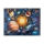 Kids' non-slip 3D printed rug 120 x 160 cm planets/multicolored