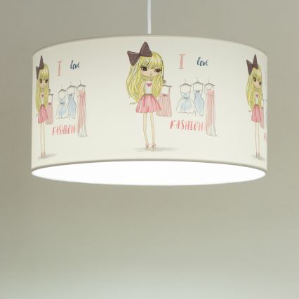 Kids' pendant light GIRLS VIBES 1xE27/60W/230V Ø 40 cm I love fashion