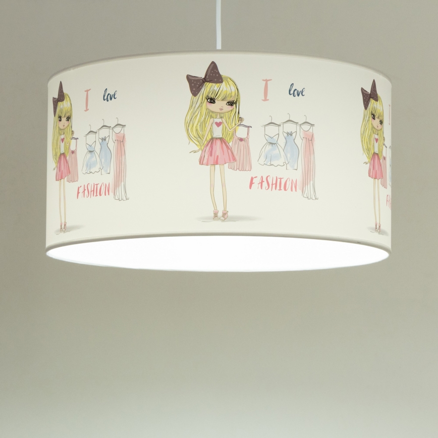 Kids' pendant light GIRLS VIBES 1xE27/60W/230V Ø 40 cm I love fashion