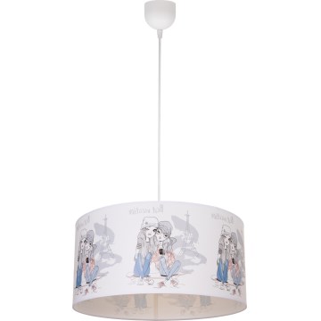 Kids' pendant light GIRLS VIBES 1xE27/60W/230V Ø 40 cm Paris