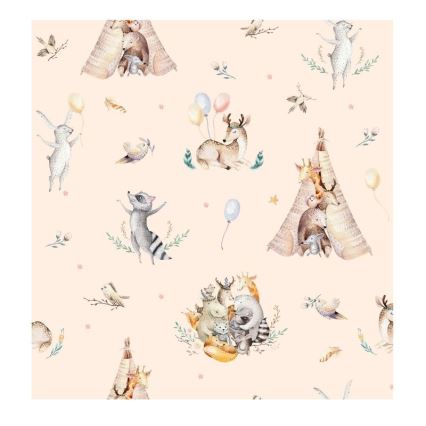 KIDS ROOM Children's Ceiling Light 1xE27/60W/230V, Ø 40 cm — Animal Motifs