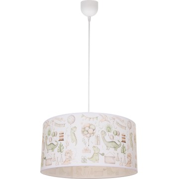 KIDS ROOM Children's pendant lamp 1xE27/60W/230V Ø 40 cm – Dinosaur
