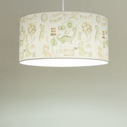 KIDS ROOM Children's pendant lamp 1xE27/60W/230V Ø 40 cm – Dinosaur