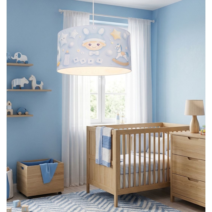 KIDS ROOM Kids' pendant lamp 1xE27/60W/230V Ø 40 cm Astronaut
