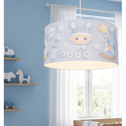 KIDS ROOM Kids' pendant lamp 1xE27/60W/230V Ø 40 cm Astronaut
