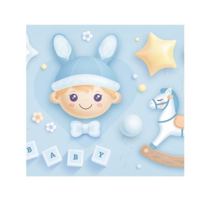 KIDS ROOM Kids' pendant lamp 1xE27/60W/230V Ø 40 cm Astronaut