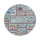 Kids' rug STELLA STREETS 120 cm turquoise/city