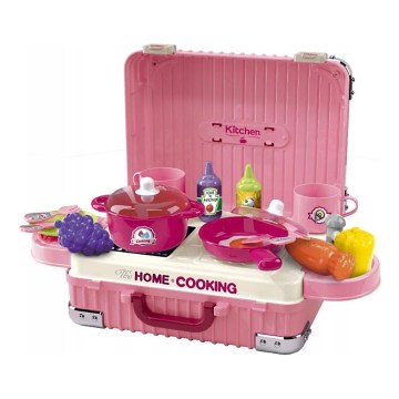 Kids' suitcase - play kitchen