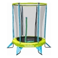 Kids' Trampoline, 140 cm Diameter, Blue/Green