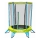 Kids' Trampoline, 140 cm Diameter, Blue/Green