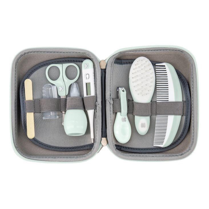 KikkaBoo - Baby care set 8 pcs grey/mint