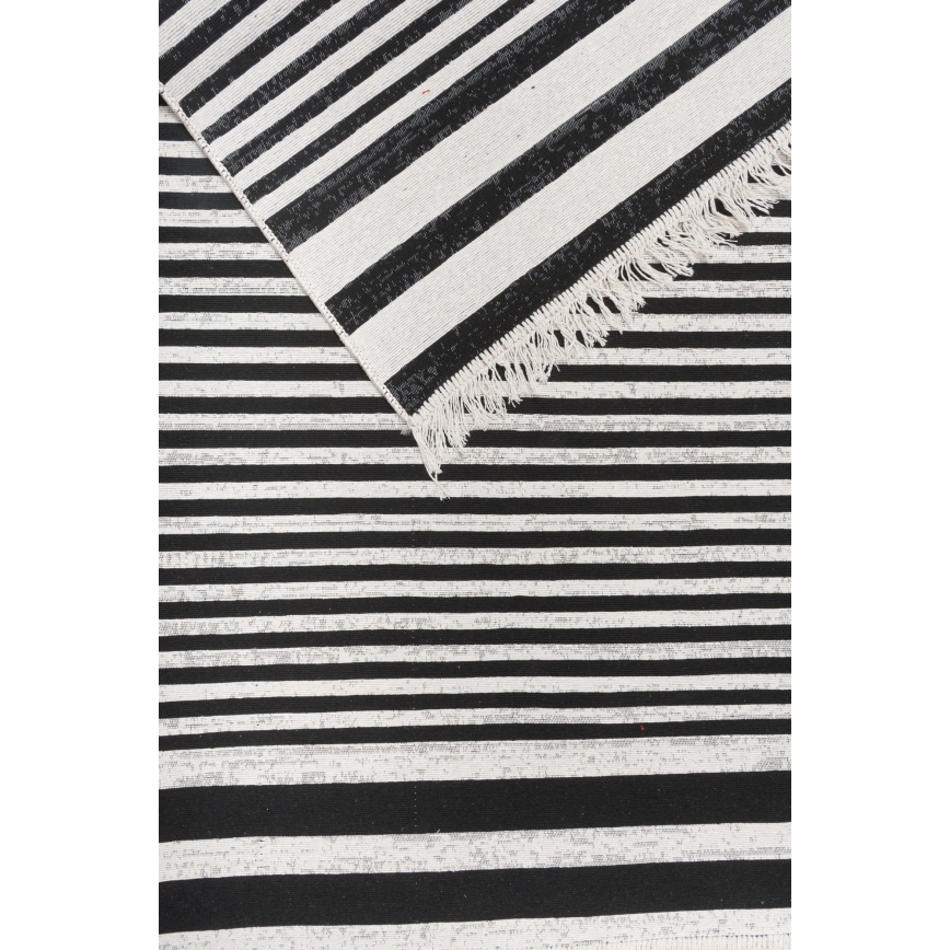 KILIM GOLD Rug 80x150 cm, Black/White