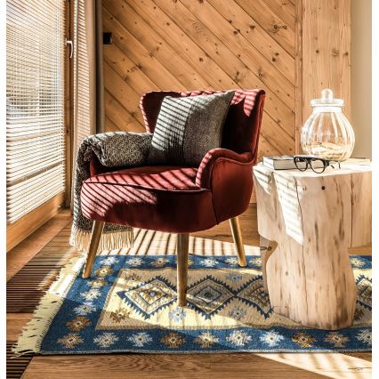 KILIM Oriental Rug 80 x 150 cm, Blue