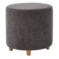 KIMA Ottoman, Ø 40 cm, Anthracite