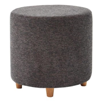 KIMA Ottoman, Ø 40 cm, Anthracite