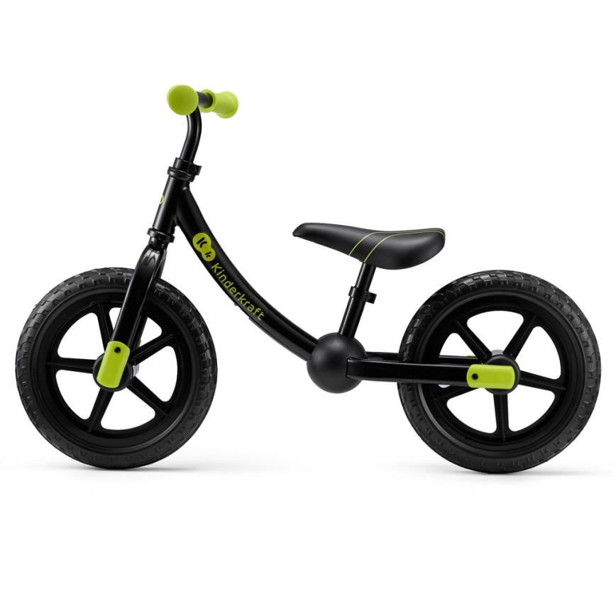 KINDERKRAFT - 2WAY NEXT Balance Bike, Black
