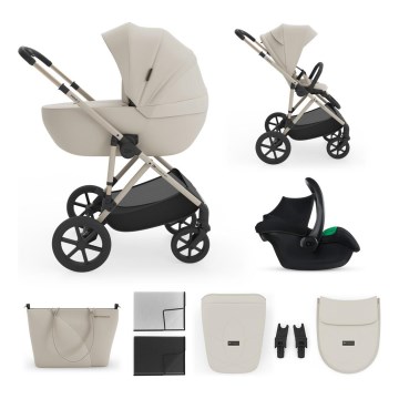 KINDERKRAFT - 3-in-1 Combination Stroller PRIME 3 Sand Dune