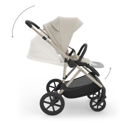 KINDERKRAFT - 3-in-1 Combination Stroller PRIME 3 Sand Dune