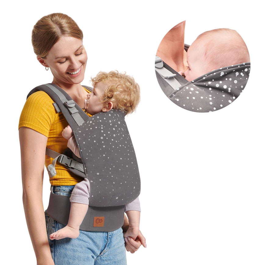 KINDERKRAFT - Baby carrier NINO grey