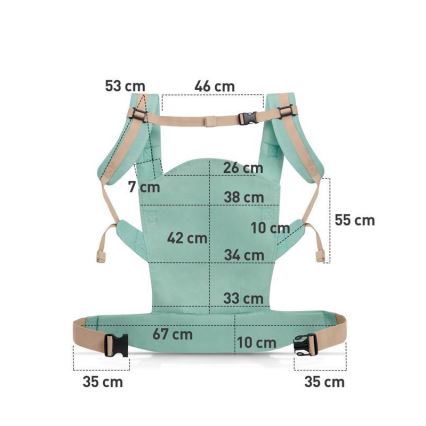 KINDERKRAFT - Baby carrier NINO pink