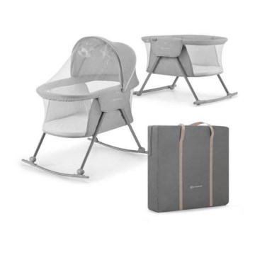 KINDERKRAFT - Baby cot 3in1 LOVI grey