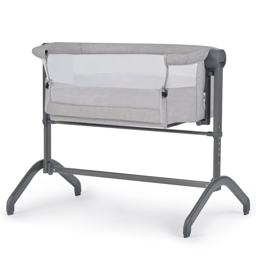 KINDERKRAFT - Baby crib 2in1 BEA grey