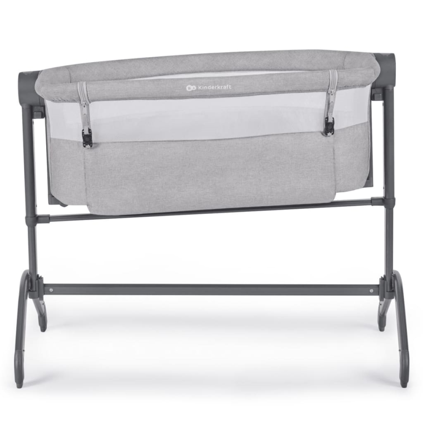KINDERKRAFT - Baby crib 2in1 BEA grey