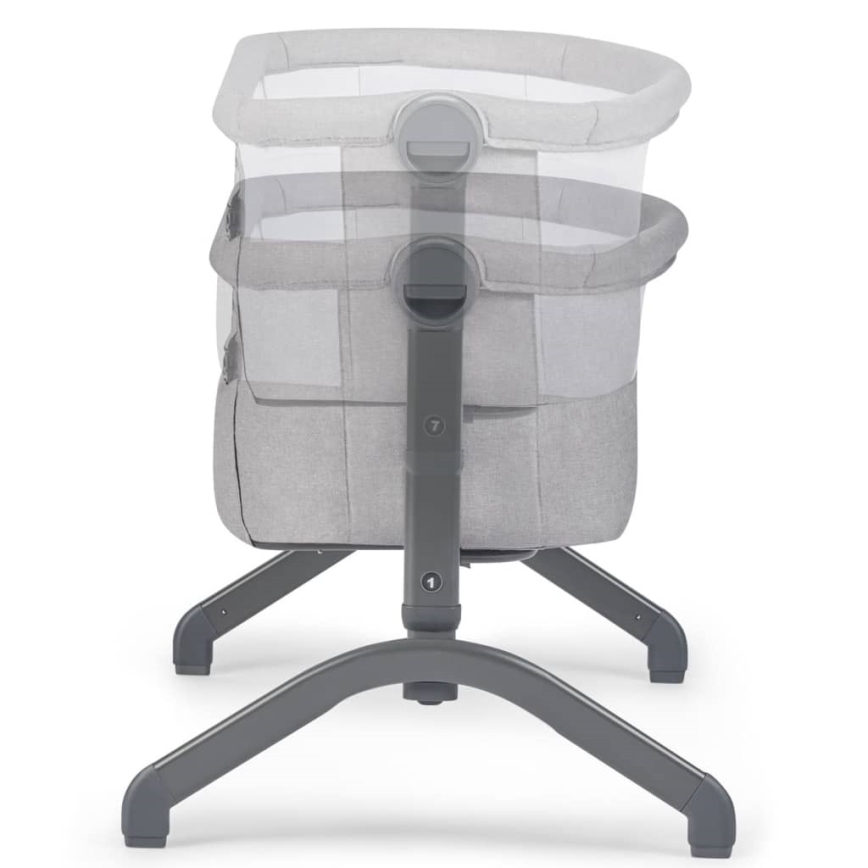 KINDERKRAFT - Baby crib 2in1 BEA grey