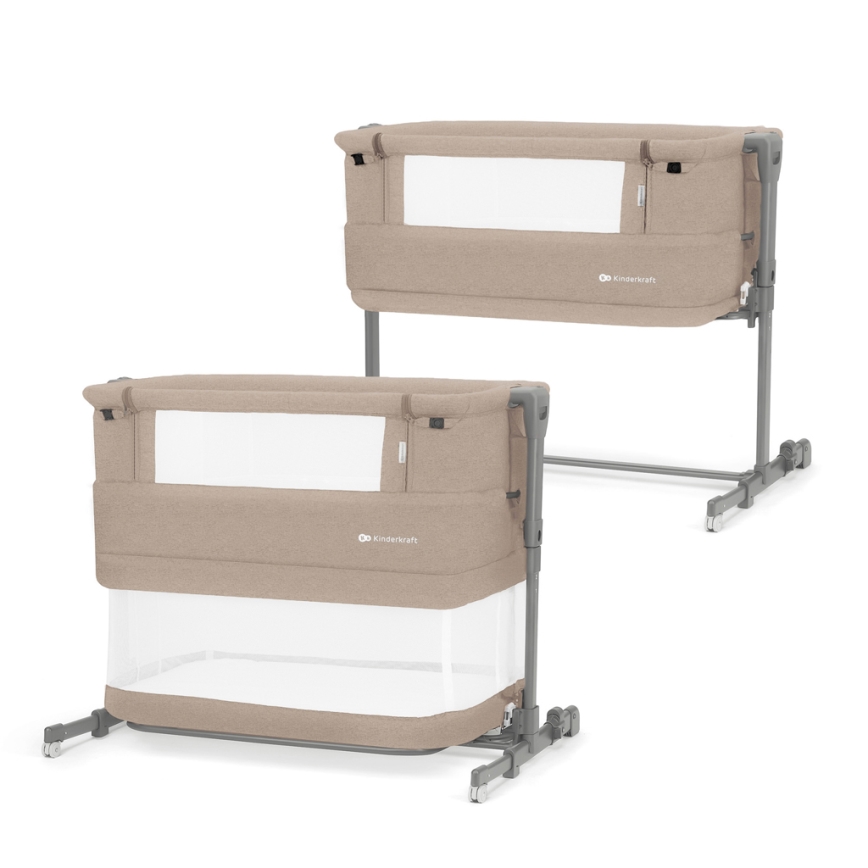 KINDERKRAFT - Baby crib NESTE GROW beige