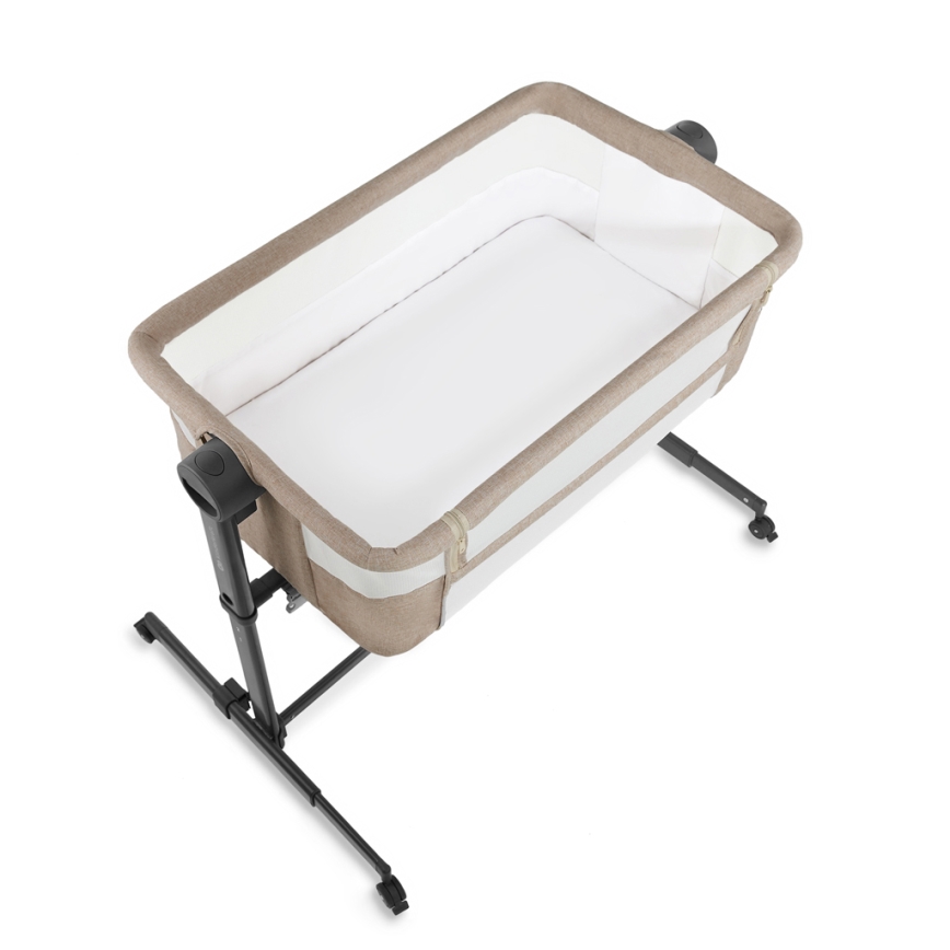 KINDERKRAFT - Baby crib NESTE UP 2 beige