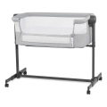 KINDERKRAFT - Baby crib NESTE UP 2 light grey