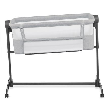 KINDERKRAFT - Baby crib NESTE UP 2 light grey