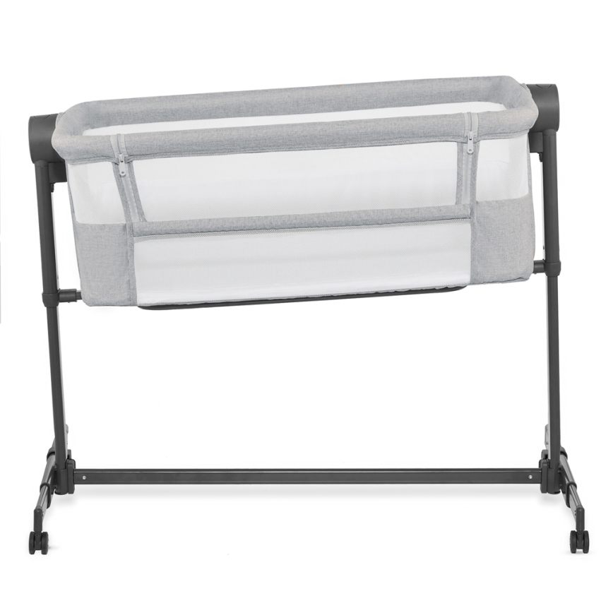KINDERKRAFT - Baby crib NESTE UP 2 light grey