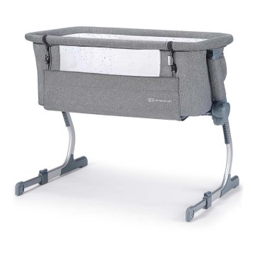 KINDERKRAFT - Baby crib UNO UP dark grey