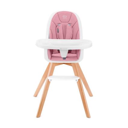 KINDERKRAFT - Baby dining chair 2in1 TIXI pink