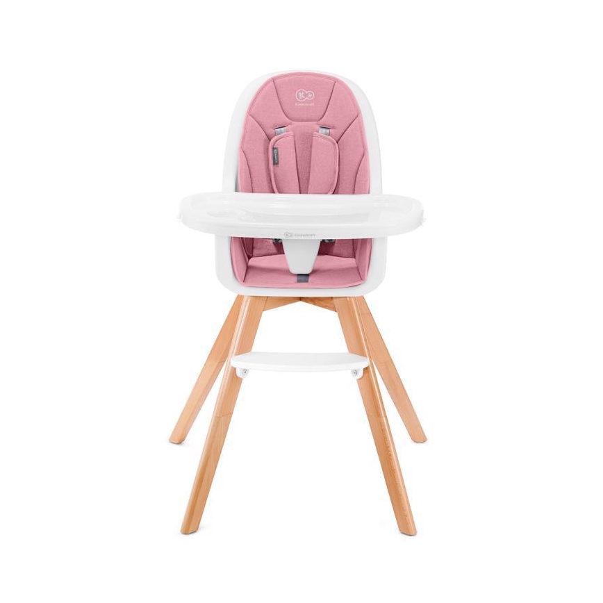 KINDERKRAFT - Baby dining chair 2in1 TIXI pink