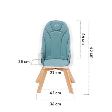 KINDERKRAFT - Baby dining chair 2in1 TIXI pink
