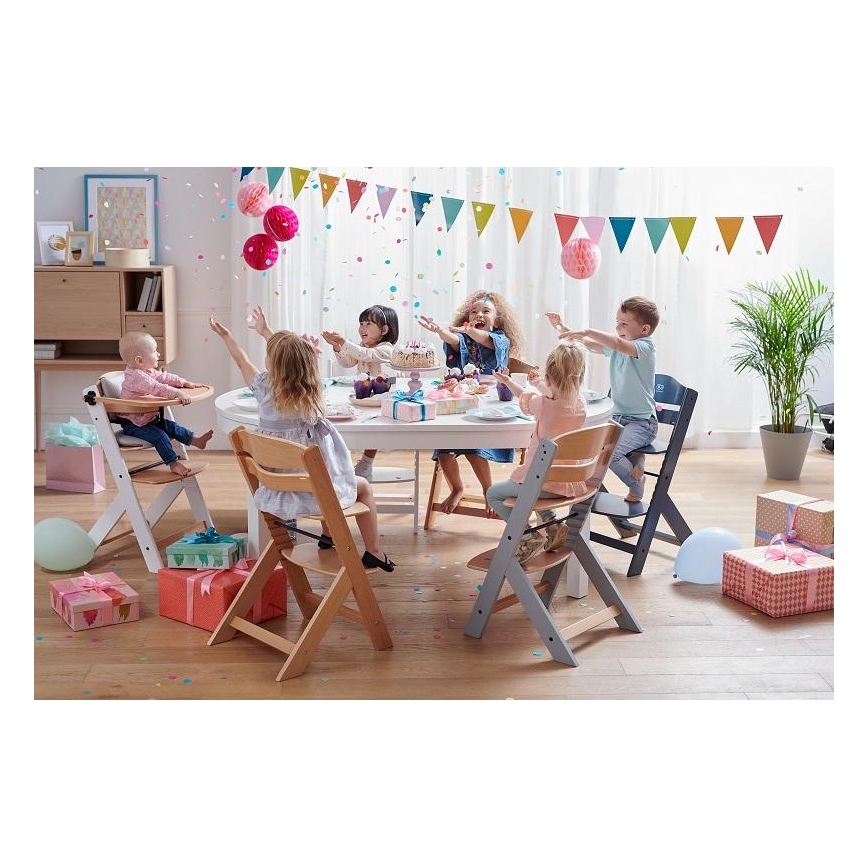KINDERKRAFT - Baby dining chair ENOCK white