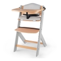 KINDERKRAFT - Baby dining chair with upholstery ENOCK grey