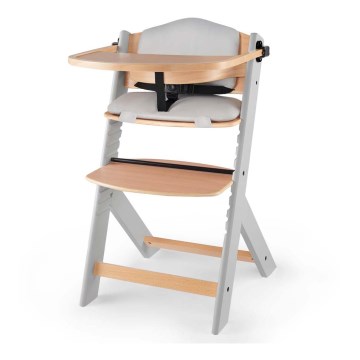KINDERKRAFT - Baby dining chair with upholstery ENOCK grey