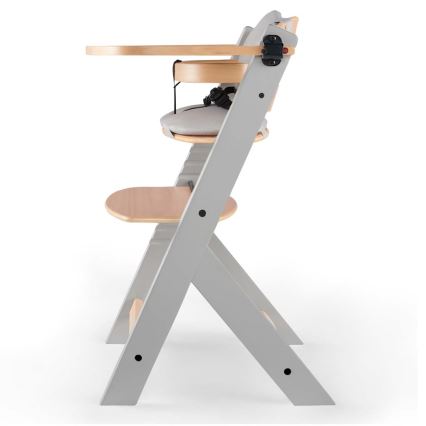 KINDERKRAFT - Baby dining chair with upholstery ENOCK grey