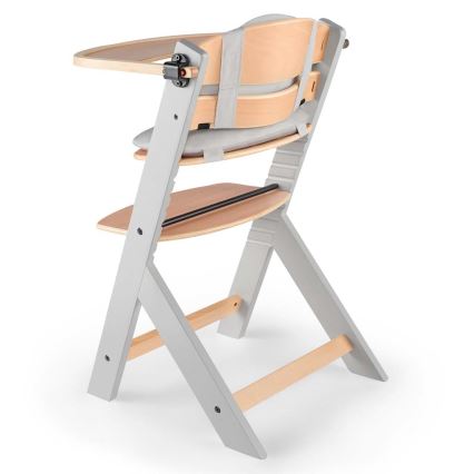 KINDERKRAFT - Baby dining chair with upholstery ENOCK grey