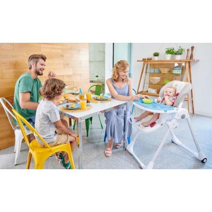 KINDERKRAFT - Baby dining chair YUMMY grey