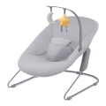 KINDERKRAFT - Baby lounger CALMEE grey