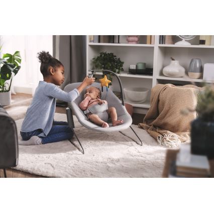 KINDERKRAFT - Baby lounger CALMEE grey