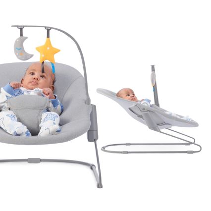 KINDERKRAFT - Baby lounger CALMEE grey